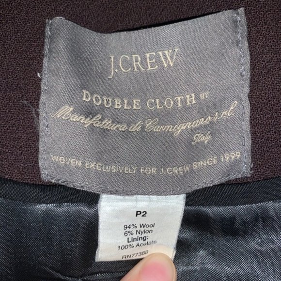 J. Crew Double Cloth Coat - Picture 5 of 5